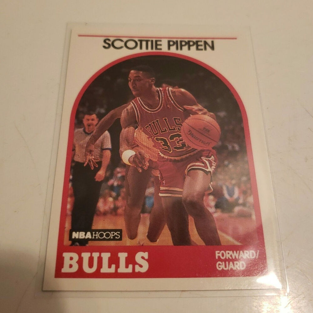 Scottie Pippen 1989-1990 NBA Hoops #244 - Chicago Bulls - HOF - Fresh Pull